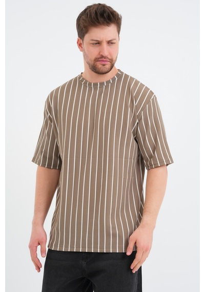 Redline Shift Erkek Oversize Tişört Kahverengi