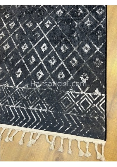 Salerno Çamaşır Makinesinde Yıkanabilir Kilim Halı Hs1010 Çok Renkli