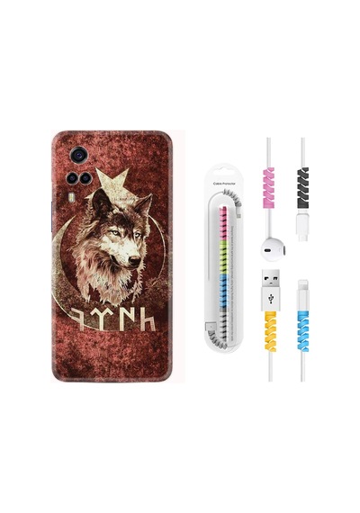Vivo Y53S Kılıf Kablo Koruyuculu Göktürk 3 1412