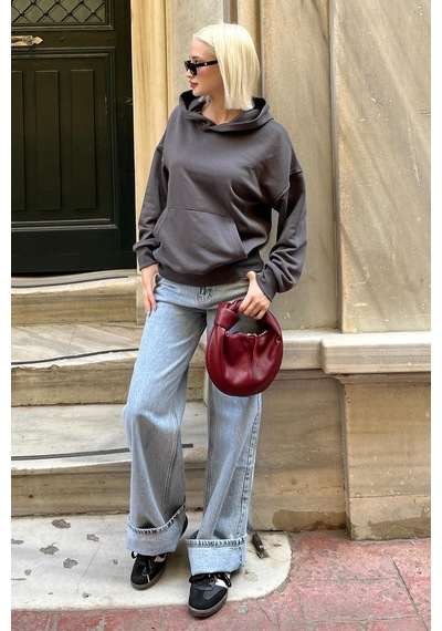 Füme Oversize Cepli Sweatshirt Mg2207