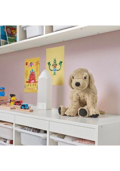 Ikea Gosıg Peluş Oyuncak 40 Cm Koyu Bej - Siyah