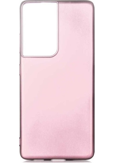 Galaxy S21 Ultra Kılıf Zore Premier Silikon Kapak Rose Gold
