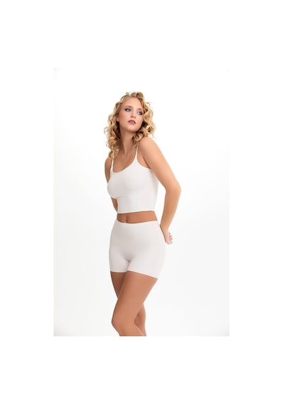 Sensu Lazer Kesim Yüksek Bel Şort 3'lü Set Model-3 Yeşil