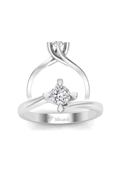 0.40 Karat G Renk Uluslararası Sertifikalı Pırlanta Tektaş Yüzük (464653216)