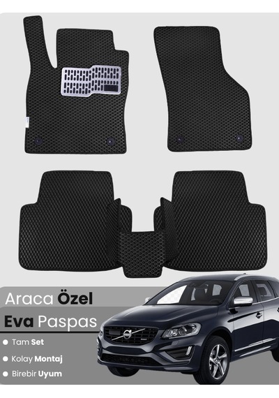 Volvo Xc60 2017-2020 Uyumlu Eva Paspas Tam Set Oto Paspas,araca Özel,tam Koruma,kolay Temizlik 324