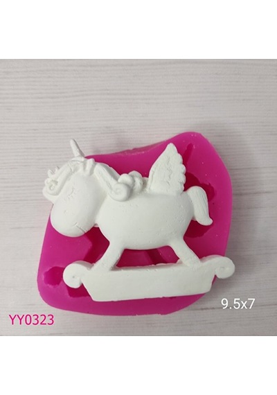 Yy0323 Sallanan Unicorn Silikon Kalıp