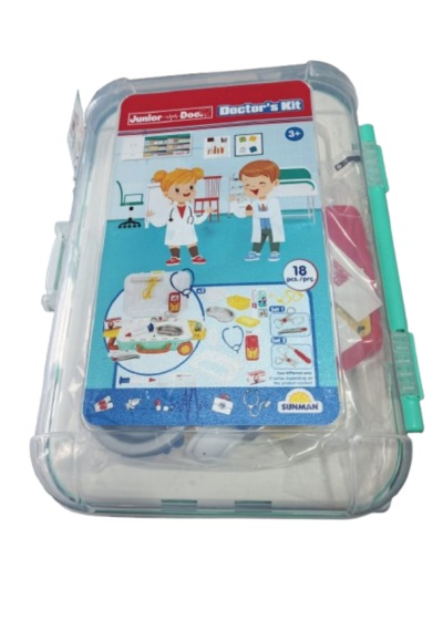 Sunman 18 Parça Çekçekli Doktor Seti 1 Adet