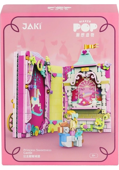 Jk8251 Jaki Block - Prenses Hikaye Kitap Sahnesi 491 Parça Yapım Seti