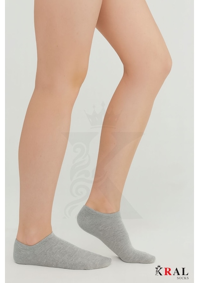 Kral Socks Kadın - Erkek 8 Li - 8 Çift Pamuklu Terletmez Yazlık Görünmez Çorap Seti Asorti