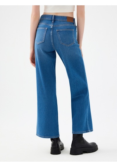 Bella Regular Fit Kadın Pantolon Denim
