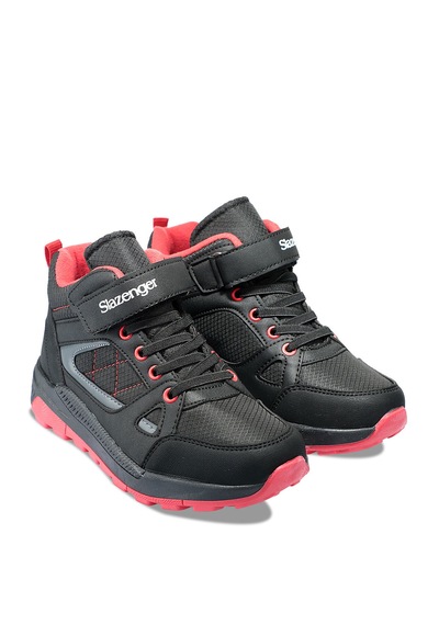Slazenger Kesha Unisex Çocuk Bot Siyah - Kırmızı
