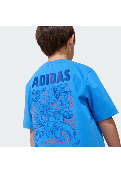Adidas Jz7665 Lk Mrvl Av T Çocuk Tişört Mavi