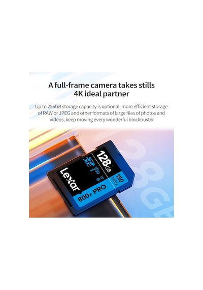 Sones Lexar Sd-800x Pro Yüksek Hızlı Sd Kart Slr Kamera Hafıza Kartı, Kapasite: 128 Gb