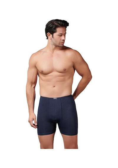 6 Adet Gümüş Erkek Bambu İnce Bel Elastan Boxer 8007 Füme