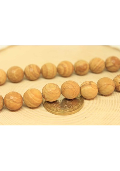 Yasam Tohumu Jasper Taşı Yarım Dizi 11.5 - 12 MM Aralığı 25840 18 CM Çok Renkli