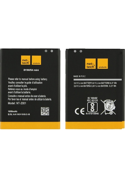 Teknonet Samsung Galaxy İ9190 S4 Mini Uyumlu Nettech Ant-32422