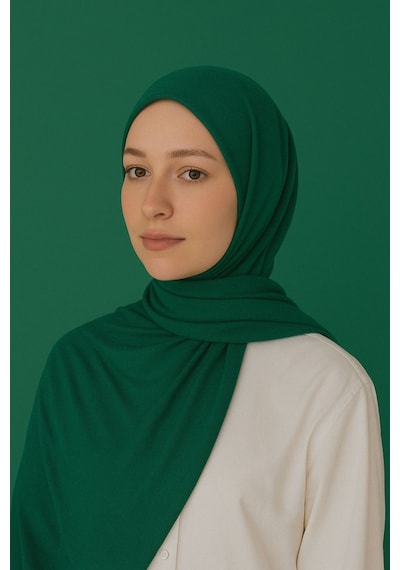 Mim Eşarp Enba Penye Pamuksu Şal Zümrüt
