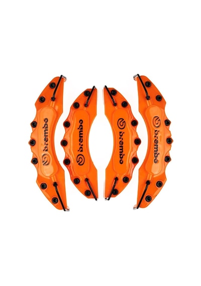 Üniversal Brembo Turuncu Kaliper Kapağı 4 Parça Ön Arka Set