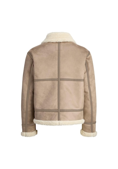Jack & Jones Jorlıverpool Aviator Jacket Kürklü Yaka Süet Görünümlü Kışlık Erkek Mont Sn Koleksiyonu Cok Renklı