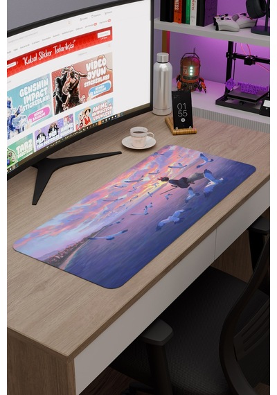 Kiki's Delivery Service Anime V5 - 70x30 Xl Gaming Kauçuk Kaymaz Taban Mouse Pad Fare Altlığı