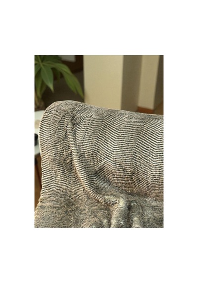 Peluş Kumaş Çizgi Desen 50x150 Cm Ultra Lüks, Kalın Ve Yumuşak Doku Çok Renkli Çok Renkli