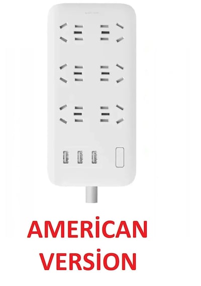 Xiaomi Mi Power Strip Usb Girişli Usb Portlu 6'lı Akım Korumalı Priz