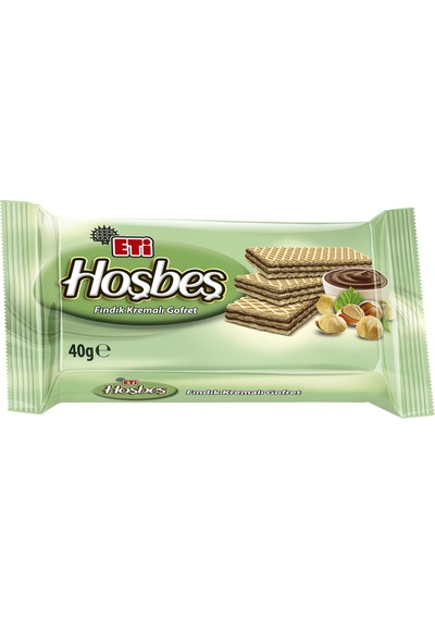Eti Hoşbeş Fındık Kremalı Gofret 40 G