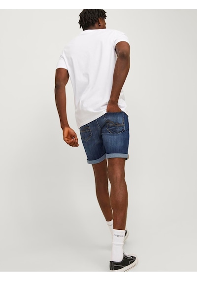 Jack & Jones Erkek Kot Şort 12250489 Mavi