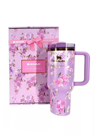 Stanley Loveshackfancy 40oz New Happy Thoughts Purple