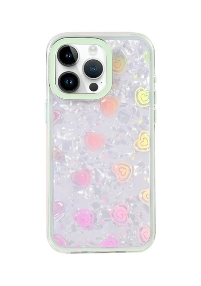 Newface Apple İphone 16 Pro Lumi Desenli Kapak - Yeşil
