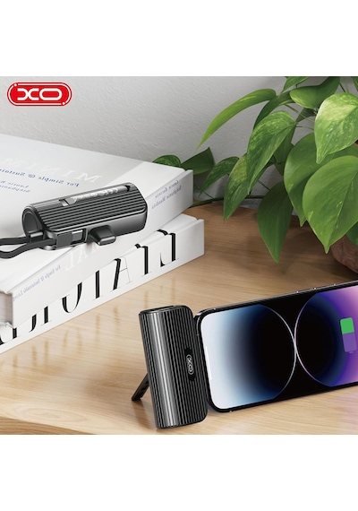 Pr220 İp 5000mah Mini 20w Pd Lightning Stantlı Dahili Type-c Kablolu Taşınabilir Powerbank