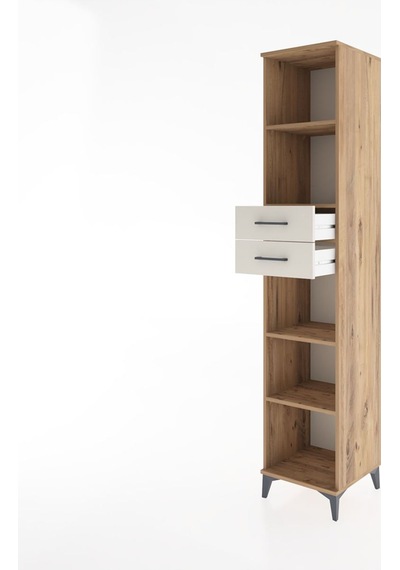 Hyperion Dolap 4 Raflı 2 Çekmeceli 44x44x221 Çam-aytaşı Atlas Çam