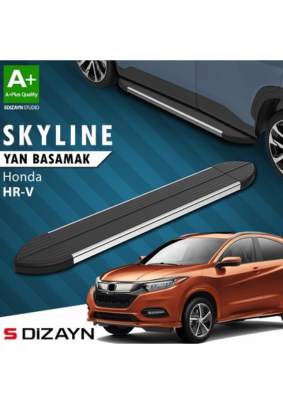 S-dizayn Honda Hr-v 2 Skyline Krom Yan Basamak 173 Cm 2015-2020 A+ Kalite