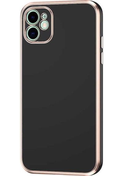 Apple Uyumlu iPhone 12 Pro Max Kılıf Zore Bark Kapak Siyah