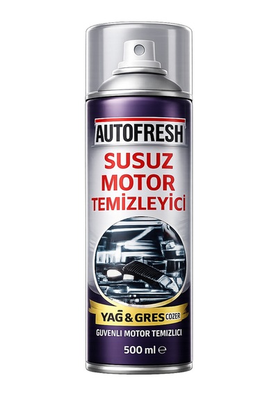 Susuz Motor Temizleyici Sprey 500 Ml Yağ & Gres Çözücü, Parlatıcı Etkili Motor Temizliği