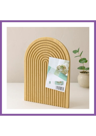 Bezos Bambu Servis Tepsisi Sunum Tahtası 22x32 Cm Çift Taraflı Bzoshb Çok Renkli