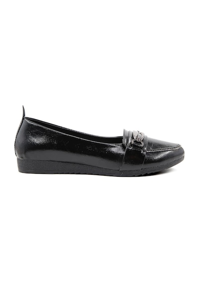 Style Star Ys3058 Siyah Rugan Kadın Babet