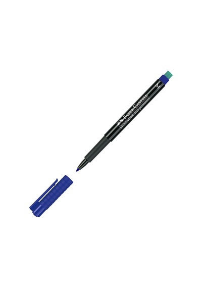 Faber-castell Asetat Kalemi Permanent M Seri Mavi 15 25 51 Çok Renkli