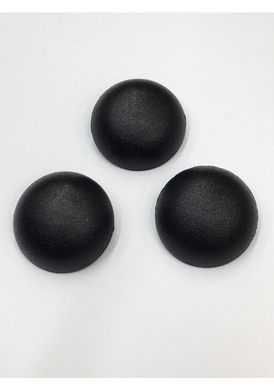 Dev Bombeli Düğme Kaban Mont Düğmesi 3 Lü Set 4 Cm Siyah 52771510