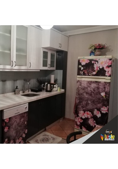 Buzdolabı Ve Bulaşık Makinesi Kapak Sticker Folyo Kaplama Çiçek (366633970)