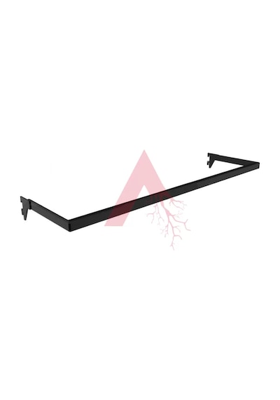 90 Cm Kare Ub1 Mağaza Askılğı & 10x30 Ub1 Askılık Siyah