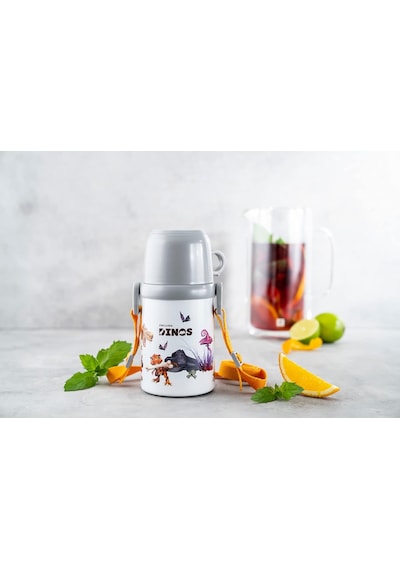 Zwilling Thermo Isoleerfles Met Beker In Draagriem - 380 Ml - Din Çok Renkli