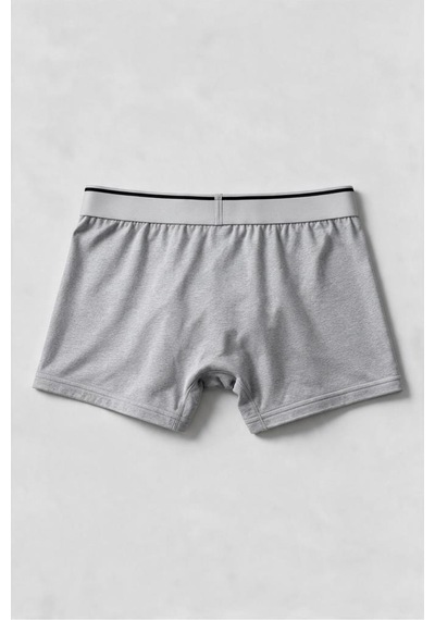 Trendybee Erkek Slim Fit Gri Boxer 5 Adet Paket Likralı Rahat Kesim Özel Kutulu