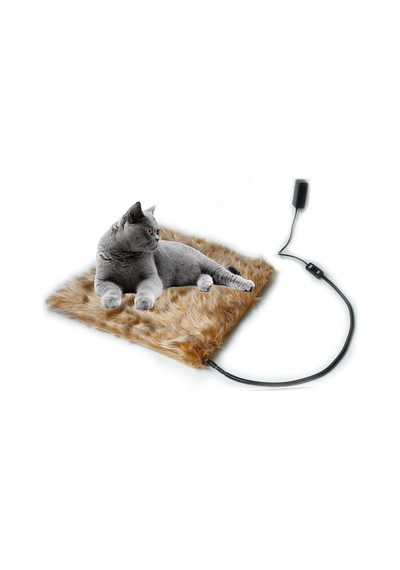 Kedi Minderi Isıtmalı Model 45x45cm 12v Adaptörlü Su Geçirmez Kdtes06