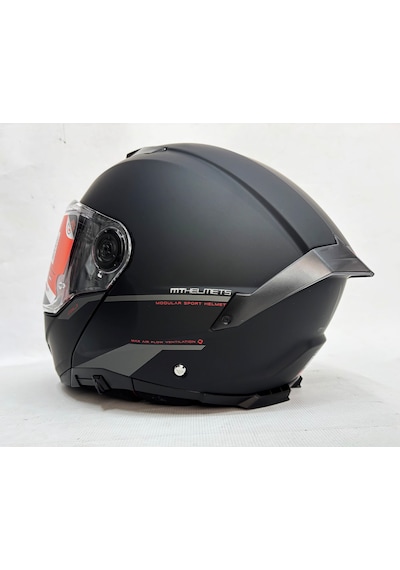 Mt Atom 2 Sv A1 İç Güneş Vizörlü Çene Açılır Kask Mat Siyah