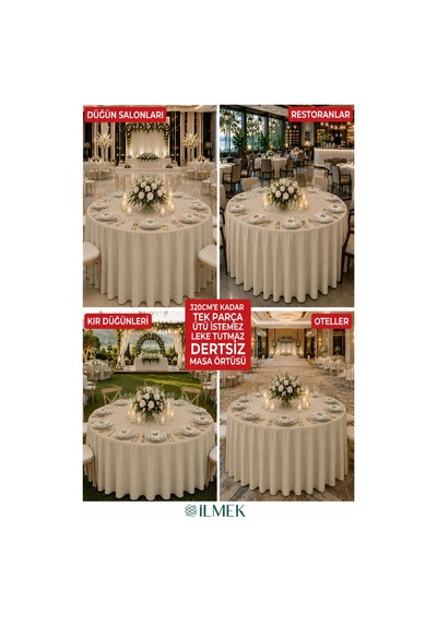 Dertsiz Yuvarlak Masa Örtüsü 280-300-320 Cm Geniş En Dikişsiz Düğün Davet Organizasyon Otel Restoran Kum Beji Kum Beji Dertsiz Yuvarlak Masa Örtüsü 280-300-320 Cm Geniş En Dikişsiz Düğün Davet Organizasyon Otel Restoran Kum Beji Kum Beji