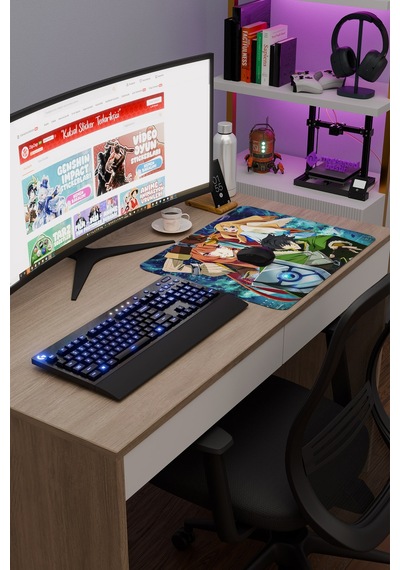 The Rising Of The Shield Hero Dikişli Kauçuk Oyuncu Mousepad V1 - 48x40 Xl Gaming Mouse Pad