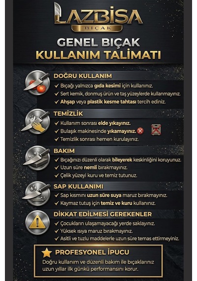 Hand Caft Serisi Steak Mutfak Bıçak Seti 6'li Steak Et Yemek Bıçağı Mft-2344 Çok Renkli