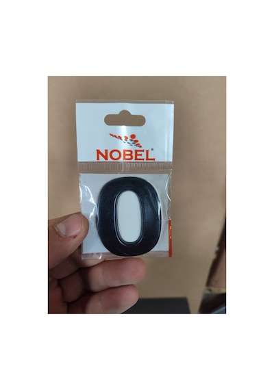 Yapışkanlı Kapı Numarası Kapı No Siyah Küçük Boy 50 Mm 5cm Siyah Renk Numaralar 1 Adet 0 0