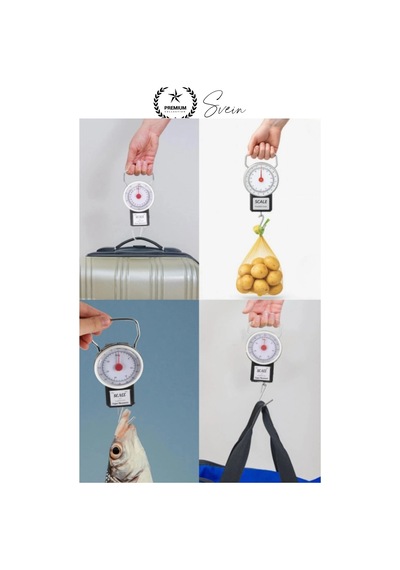 Tartı Hassas Kancalı Valiz Kantarı Pazar Tartısı 35 Kg Yaylı İbreli El Tartısı Metreli Mekanik Baga Diğer
